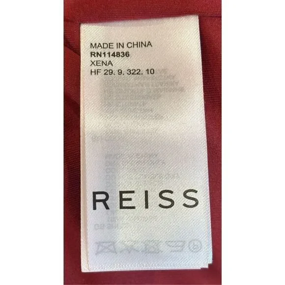 Reiss XENA STRAPPY OPEN BACK COCKTAIL DRESS New With Tags Size 6